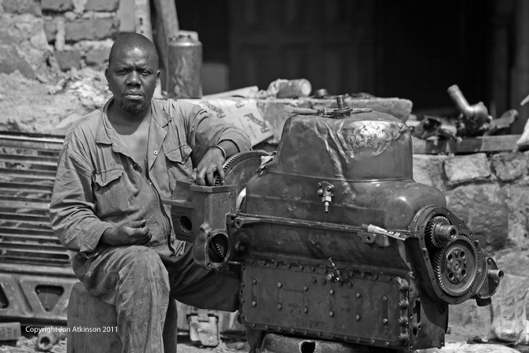 Engine Repair, Tanzania.